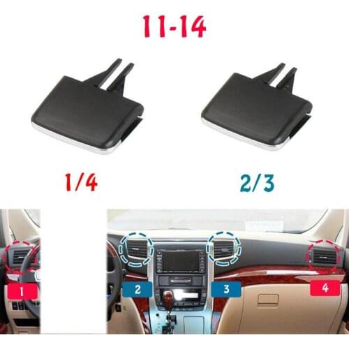 1pc Air conditioning vent toggle piece outlet card clip wind direction plectrum knob For TOYOTA ALPHARD 11-14