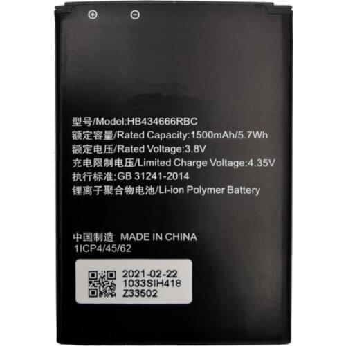 1x 1500mAh HB434666RBC Phone Replacement Battery For Huawei Router E5573 E5573S E5573s-32 E5573s-320 E5573s-606 E5573s-806