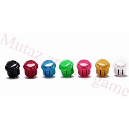 20pcs 24mm Factory Price Arcade Button Round Push Button Built-in Small Micro Switch For DIY Arcade Controller Jamma Mame
