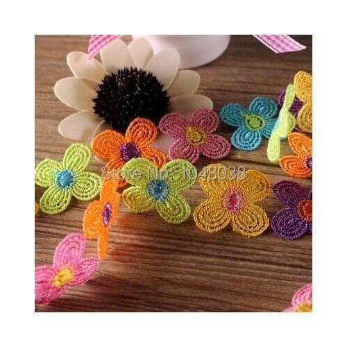 3Yards/lot Lace Ribbon Sewing Tape Embroidery Lace Webbing Trim Garment Accessories Water Soluble DIY Lace Christmas Decoration