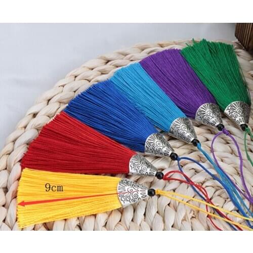 30pcs Tassel Pendants Polyester Trim Mixed Craft Applique Jewelry Making DIY