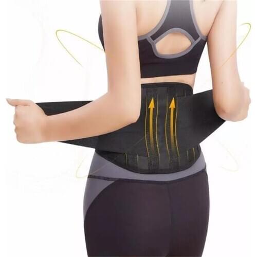 4pcs Bar Magnetic Tourmaline Waist Support Medical Lower Back Brace Belt Spine Support Belt Breathable Lumbar Orthopedic Corset