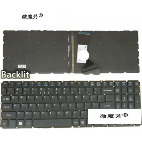 Laptop accessories NEW US laptop keyboard for ACER Aspire E15 E5-576 E5-576G E5-576G-5762 E5-576G US keyboard with Backlight