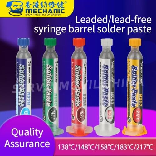 MECHANIC Solder Flux Paste Soldering Tin Cream MECHANIC XG-Z40 High Synthetic Solder Paste Applicable to Phone PCB Repair