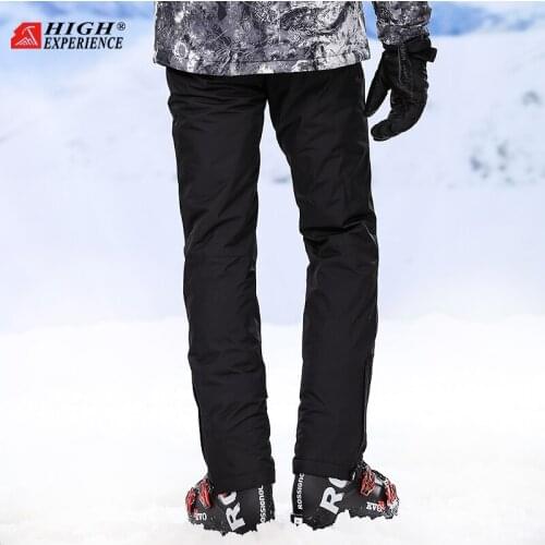 HIGH EXPERIENCE Outdoor Ski Pants Mens Breathable, Wear-Resistant, Waterproof And Warm Winter Cold-proof Assault Trousers