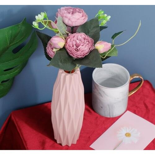 32cm Real Touch Artificial Silk Rose Flowers Head Spring Home Decoration Wreath Scrapbook Craft Diy Wedding Party Fake Flowers