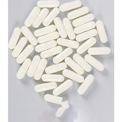 Quality Hollow Gelatin Capsules 1000PCS 0 Size White Empty Vegan Capsules Joined Capsules