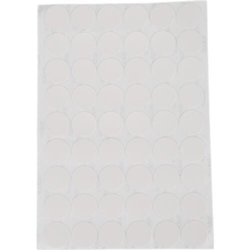 Quality Wardrobe Cupboard Self-adhesive Screw Covers Caps Stickers 54 in 1 White