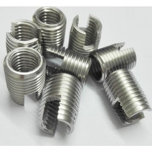 M2/M2.5/M3/M4/M5/M6/M8/M10/M12/M16 Stainless Steel Self-tapping Screws Threaded Braces Assortment 5pcs