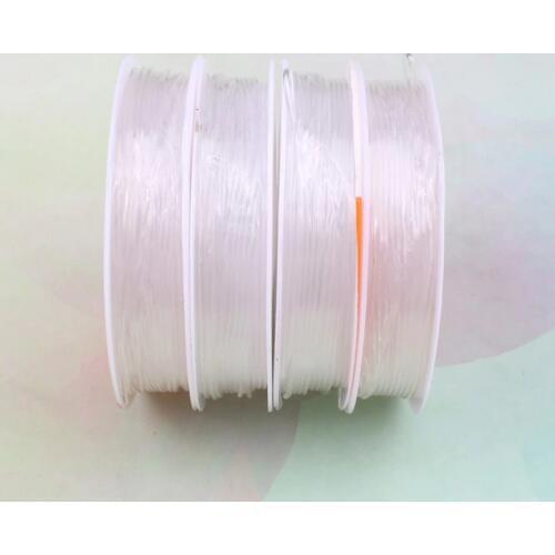 0.6/0.8/1mm Transparent Elastic Crystal Line Bracelet Stretch Cord Beading Rope String Thread For Jewelry Making DIY Accessories