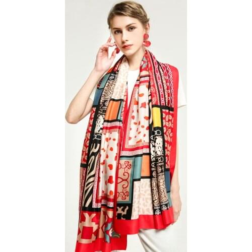 2019 New Cotton Flower Print Fringe Scarf Shawls Long Floral Print Warm Wrap Scarves Hijab 6 Color Free Shipping