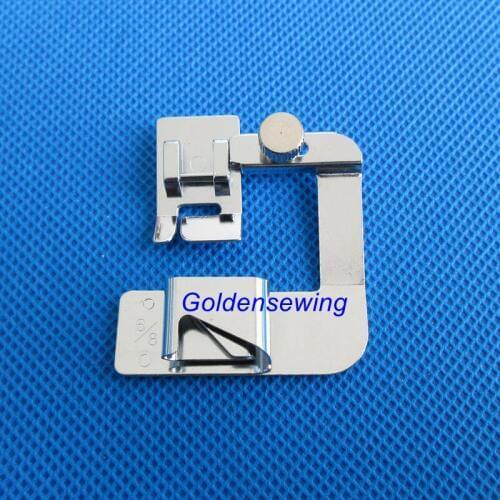 Snap On Rolled Hemmer Hem Foot 3/4" For Singer Janome Brother Juki White #6290-6