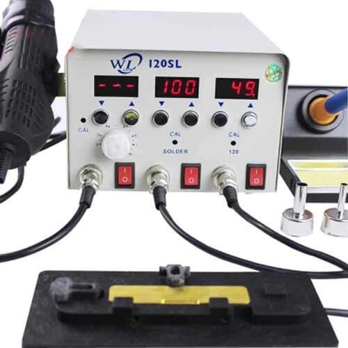 PHONEFIX PPD120SL Heating Desoldering Reballing Chip Soldering Rework Station with Hot Air Gun for iPhone A8 A9 A10 A11 CPU