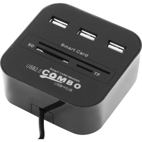 Smart Tax Filing Bank ID Card CACDNIEATM IC SIMSDTF Card Reader 3 Port HUB