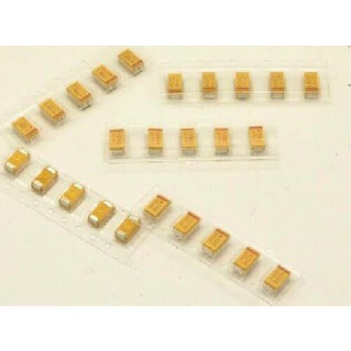 SMD Tantalum Capacitors Assorted Kit 11valuesx10pcs=110pcs 2.2UF-47UF 0805/1206 P / A TYPE smd Tantalum Capacitor Pack
