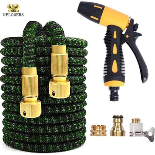 Magic telescopic hose plus car wash water gun garden multifunctional spray gun nipple interface high pressure water gun