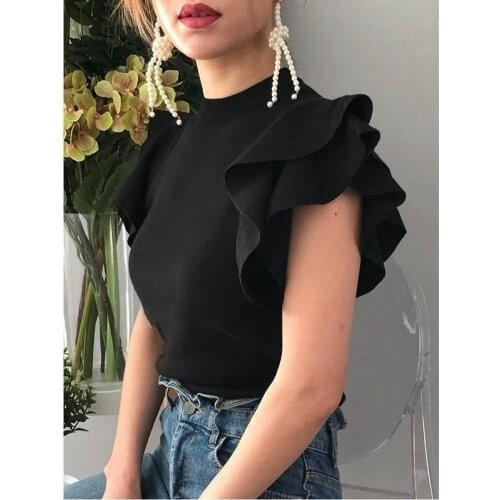 Женские трикотажные футболки Wangxiangqian China At AliExpress