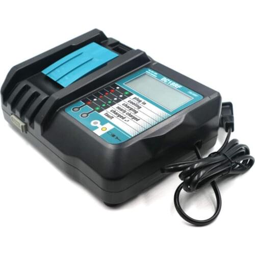 DC18RF Li-ion Battery Charger 3A Charging Current for Makita 14.4V 18V BL1830 Bl1430 DC18RC DC18RA Power tool with USB