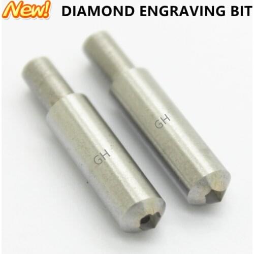 104 Degree Stone Diamond Engraver Tools Single Point Dresser Pogranite Marble Engraving Bit for Carving