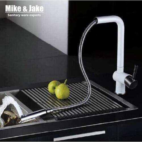 2015 pull out kitchen faucet white crane spray lacquer kitchen faucet german quakity kitchen tap mixer tap torneira cozinha