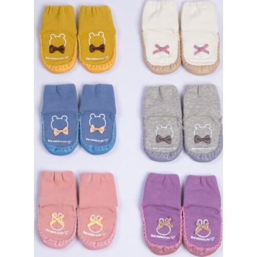 2021 Cute Casual Baby Socks Babies Accessories Cartoon Newborn Girl Boys Socks Toddler Anti-slip Socks Calcetines Recien Nacido
