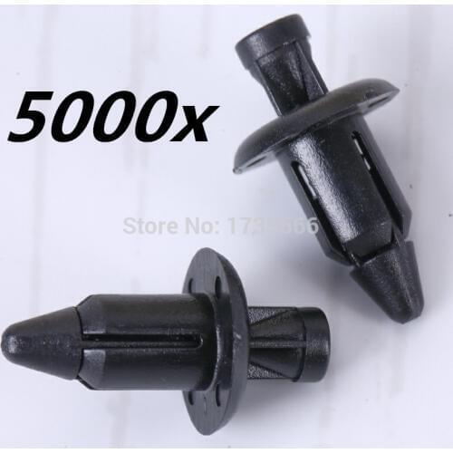 5000PCS Nylon Clips Fits Bike, ATV & Quad Fenders & Covers- 09409-06314-5PK For Suzuki