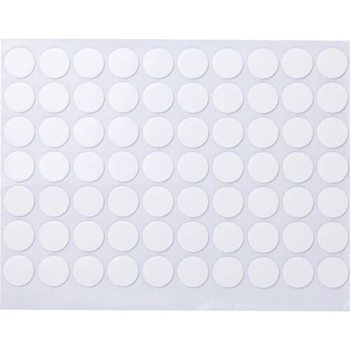 70Pcs Multi-Use Round Sticker Silicone Double-Sided Sticky Dots Self Adhesive Dots Stickers for DIY Craft 20mm
