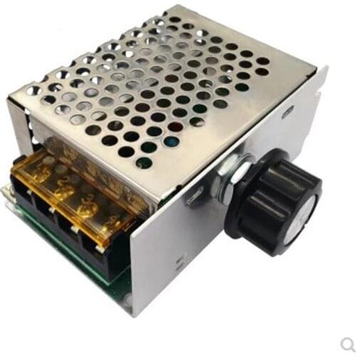 AC 10V-220V 4000W SCR Voltage Regulator Dimming LED Dimmer Motor Speed Controller Thermostat High-power Power Supply module