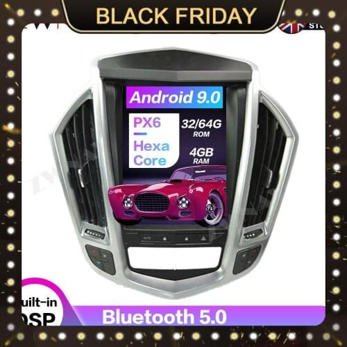 Verticl Tesla screen Android 9.0 Car multimedia player For Cadillac SRX 2009-2012 car GPS Navi WiFi audio radio stereo Head unit