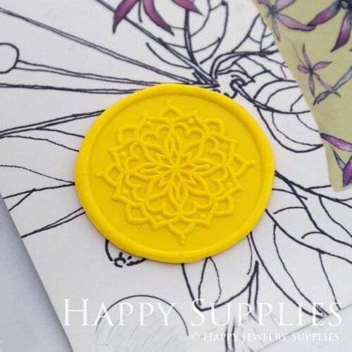 Lotus Flower Mandala Metal Stamp Wedding Wax Seal Stamp Sealing Wax Stamp