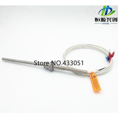 Free shipping RTD Pt1000 Probe Sensor L 100mm PT NPT 1/2'' Thread with Lead Wire
