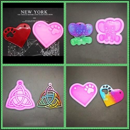 Diy Magic Array Love Cat Claw Elephant Keychain Car Aromatherapy Pendant Silicone Mold Biscuit Silicone Mold форма для выпечки