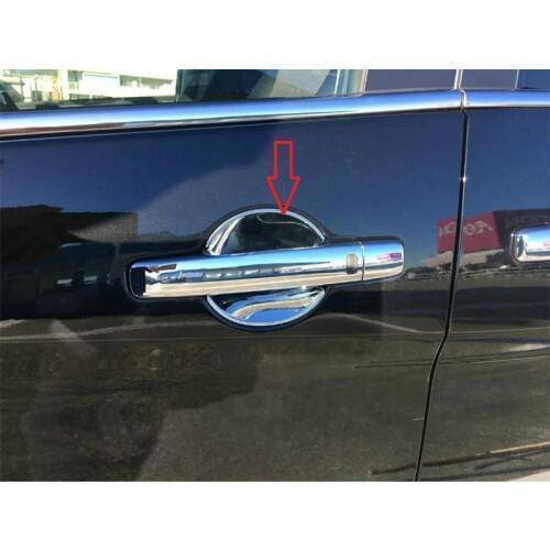 For NISSAN SERENA C27 2017 2018 2019 Chrome Door Handle Bowl Cover nsert Catch Molding Garnish Car Styling Accessories