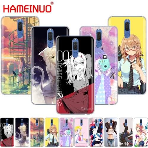 HAMEINUO THE Anime girl 02 Cover phone Case for Huawei NOVA 2 2S 3e PLUS LITE P smart 2018 enjoy 7s mate 7 8 9 10 pro