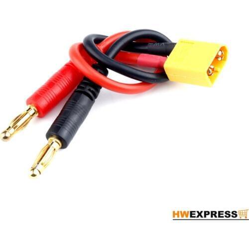HWEXPRESS Hot 15cm XT 60 To 4.0 Banana Plug Balance Charge Cable For Rc Helicopter