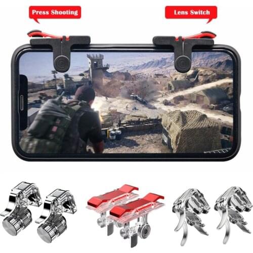 Tansparent For PUBG mibile game Phone Gamepad Trigger Fire Button Aim Key Mobile Games L1R1 Shooter Controller Touch Controrl
