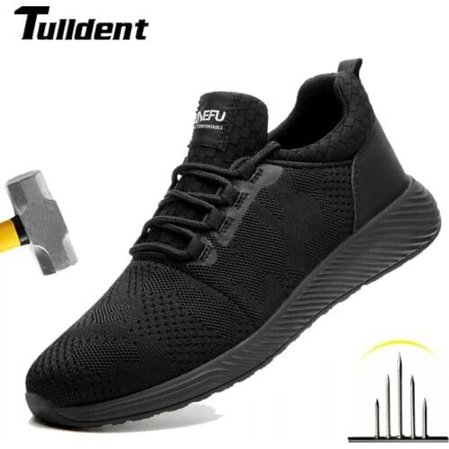 China Work Safety Shoes for Men Wear Resistance Protect Safety Shoes Steel Toe Soft Light Flexibility Breathable