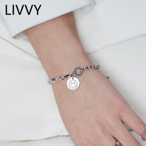 LIVVY Bracelets With Pendants