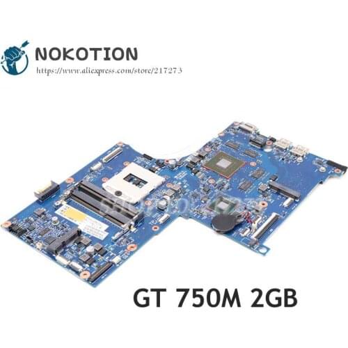 NOKOTION For HP Envy 17 M7 17T Laptop Motherboard 720267-501 720267-001 MAIN BOAD HM86 DDR3L GT750M 2GB