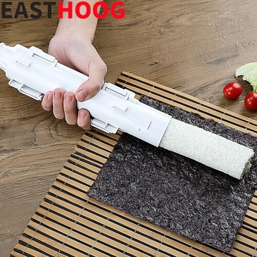 Sushi Maker Roller Rice Mold Sushi Bazooka Vegetable Meat Rolling Tool DIY Sushi Making Machine for Sushi and Rolls Kitchen Tool