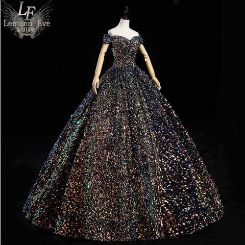 Luxury full sequined beading sparkling vintage ball gown long dress vintage medieval dress Renaissance princess Victoria dress