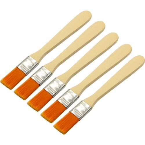 5pc/lot Soft Cleaning Brush Computer Keyboard PC Dust Cleaner Wood Handle for Mobile Phone PCB Repair Electronics