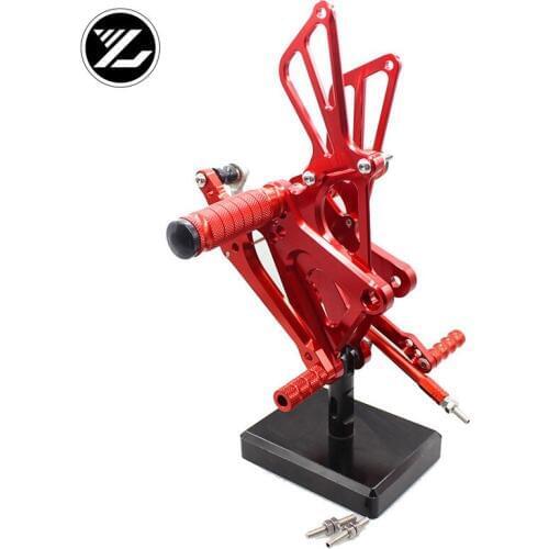CNC Verstelbare Rearsets Achter Set Motorfiets Footrest Moto Pedaal pedal For Honda CBR250R CBR 250R 2010 2011 2012 Voet