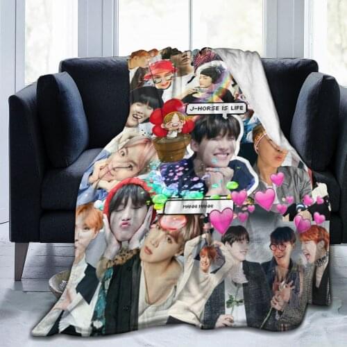 Bian Boxian stitching sofa bedroom decoration warm blanket 3D printing blanket throwing bedsheet childrens gift