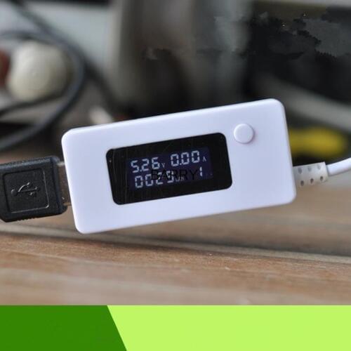 10PCS Digital Display USB battery Tester Current Voltage Charger Capacity Doctor power bank Battery meter Detector