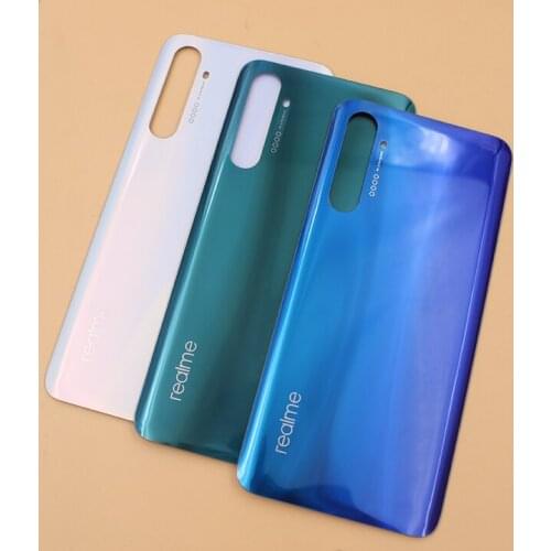 For OPPO Realme X2 Back Battery Cover XT Rear Housing Door Glass Case For realme x2 Repair Replacement Parts With Logo Shell