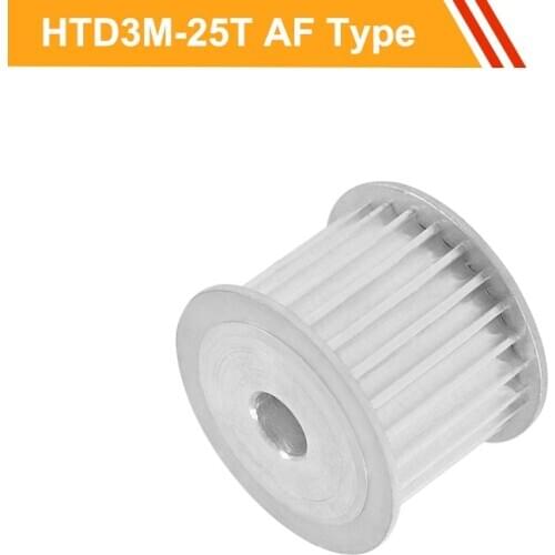 3M 25T Timing Belt Pulley HTD3M Type Transmission Pulley 11mm/16mm Belt Width 5/6/6.35/8/10/12mm Bore Toothed Pulley Wheel