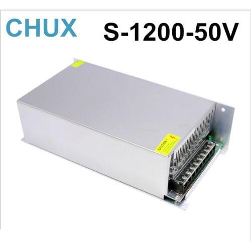 1200W 24A 50V Switching Power Supply 220v 110v Ac to 50V Dc Power Supply for Cnc Cctv Led Light Free Shipping