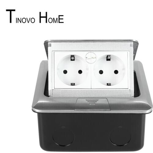 2-bit European standard pop up office floor / ground socket / aluminum alloy German socket / waterproof / ground socket GS-001