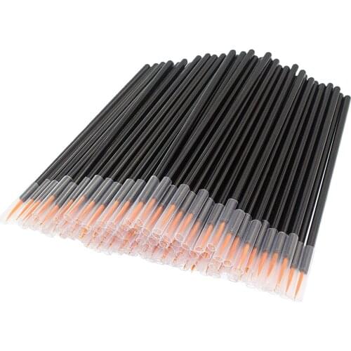 200PCS/Pack Makeup Brush Professional Disposable Hard Tip Eyeliner Eye Shadow Brush Wand Applicator Women Beauty Cosmetic Brush